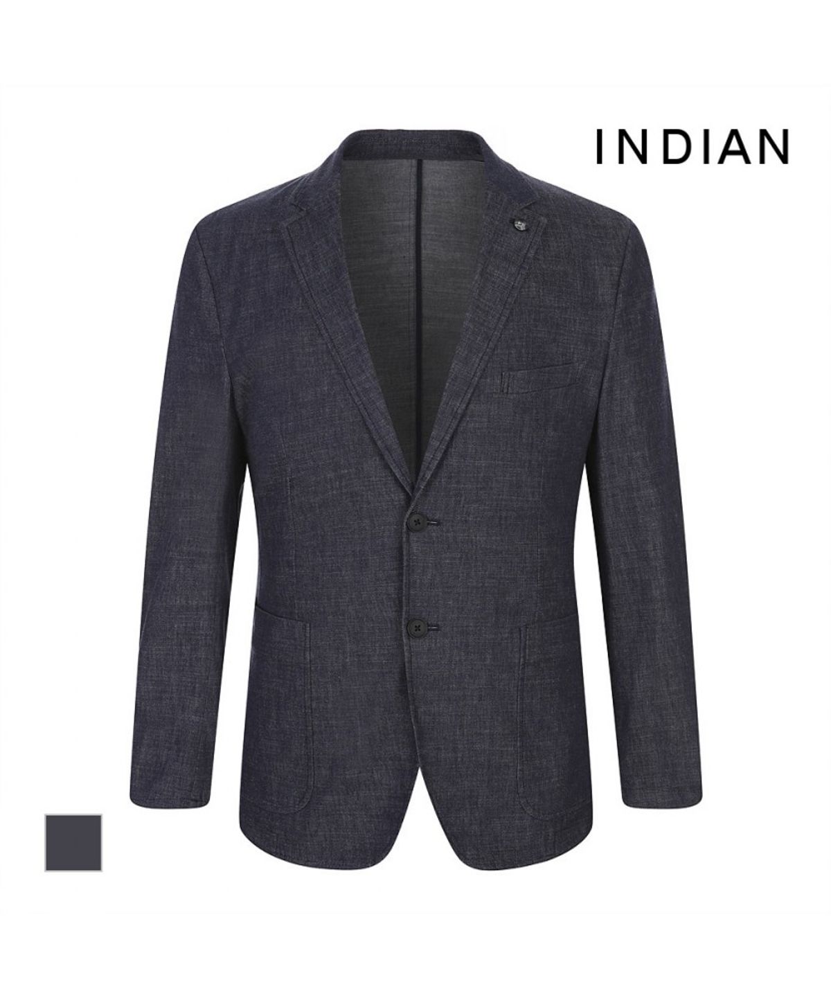 인디안(INDIAN) 데님라이크 슬림 자켓_MIVFU5S1371