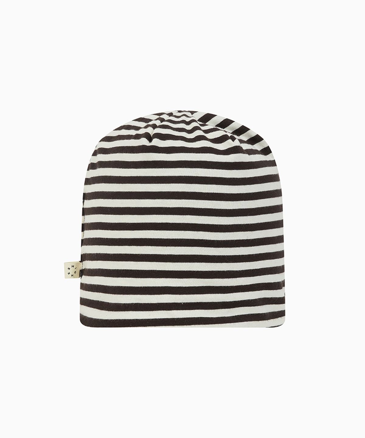 오헤시오(OHESHIO) REVERSIBLE BUTTON BEANIE, BROWN