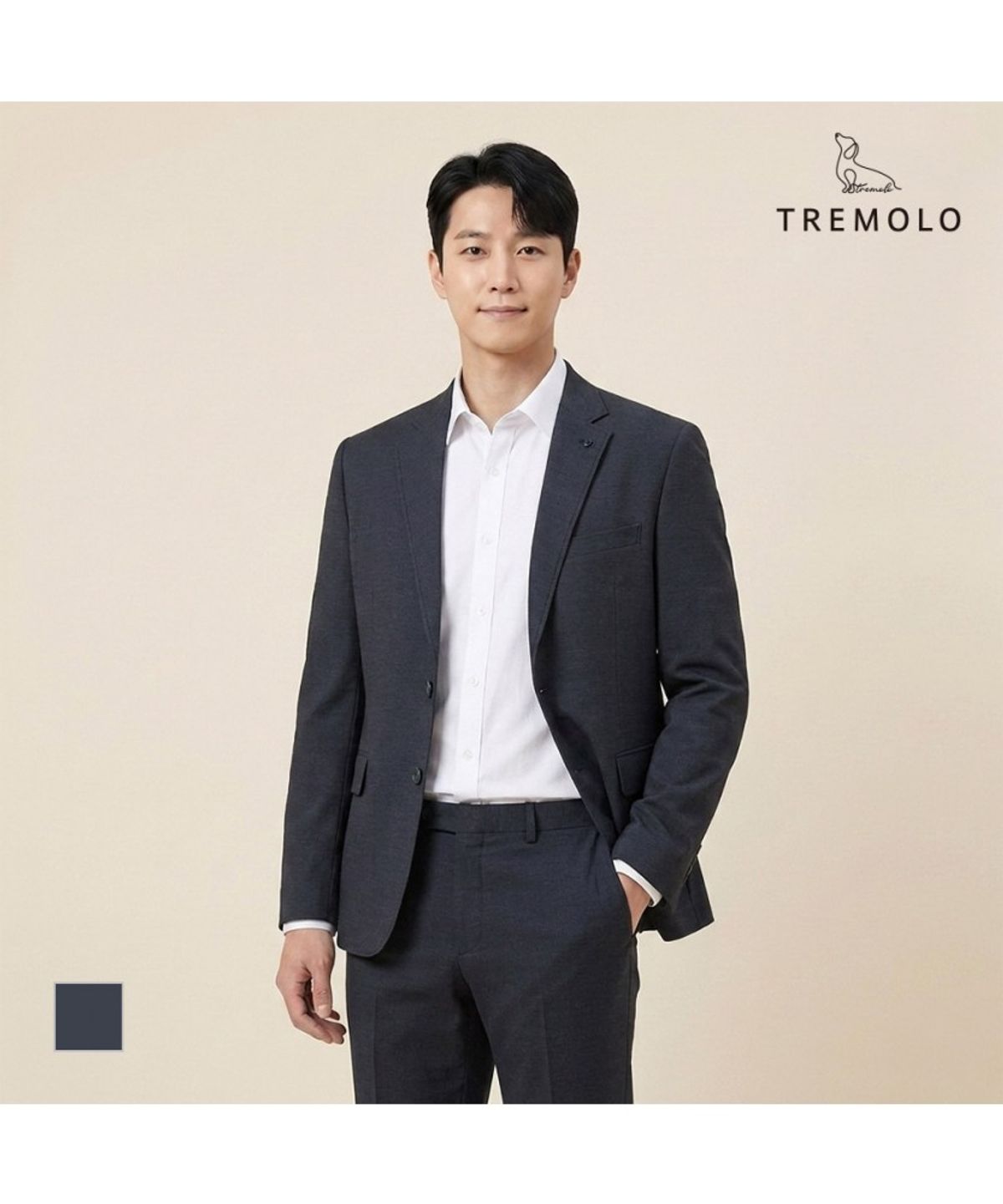 트레몰로(TREMOLO) 데님라이크 면 셋업_TRNFAYS1211