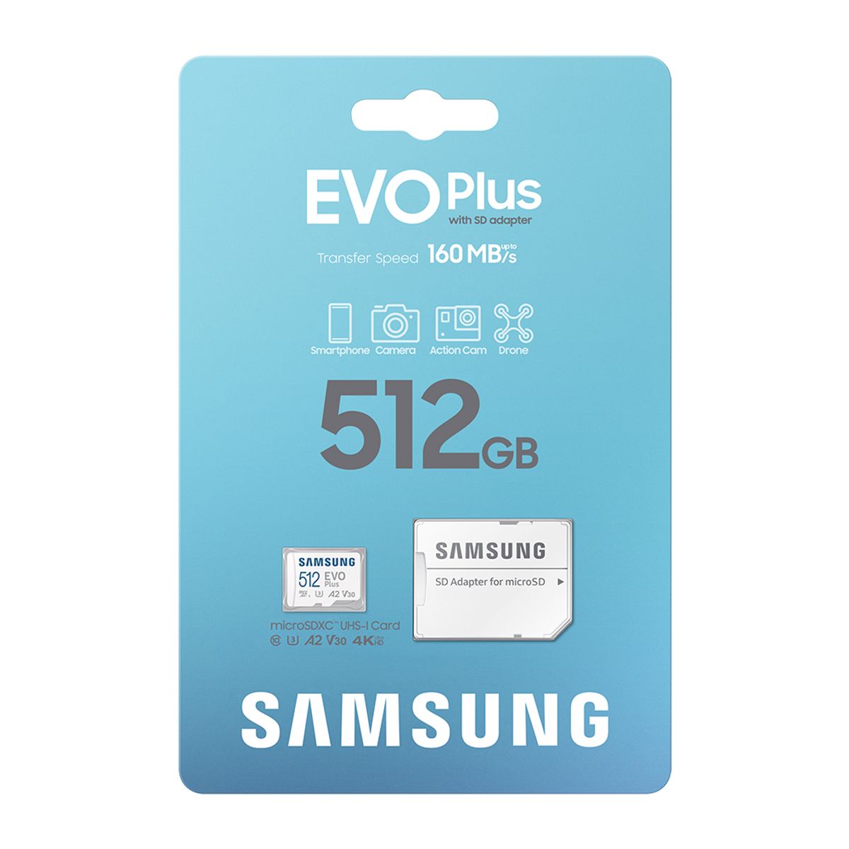 삼성전자(SAMSUNG ELECTRONICS) 마이크로SD 메모리카드 EVO PLUS 512GB