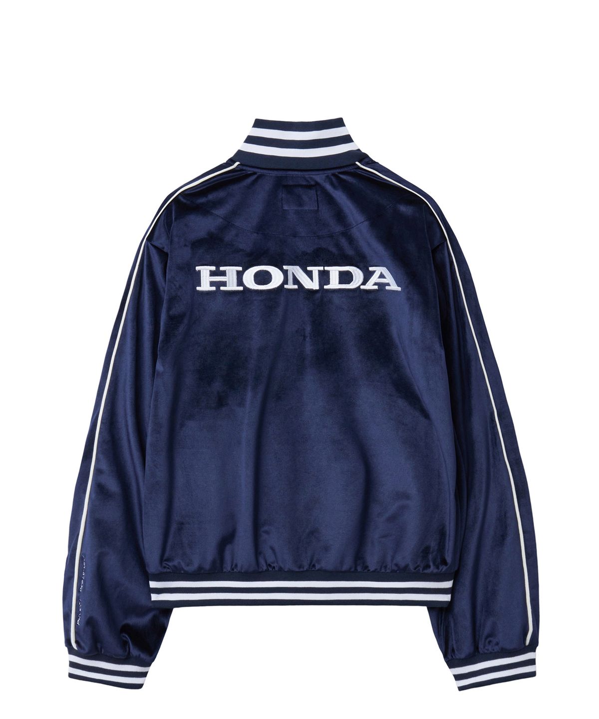 핍스 모터사이클(PHYPS MOTORCYCLE) Velvet Track Jacket Navy