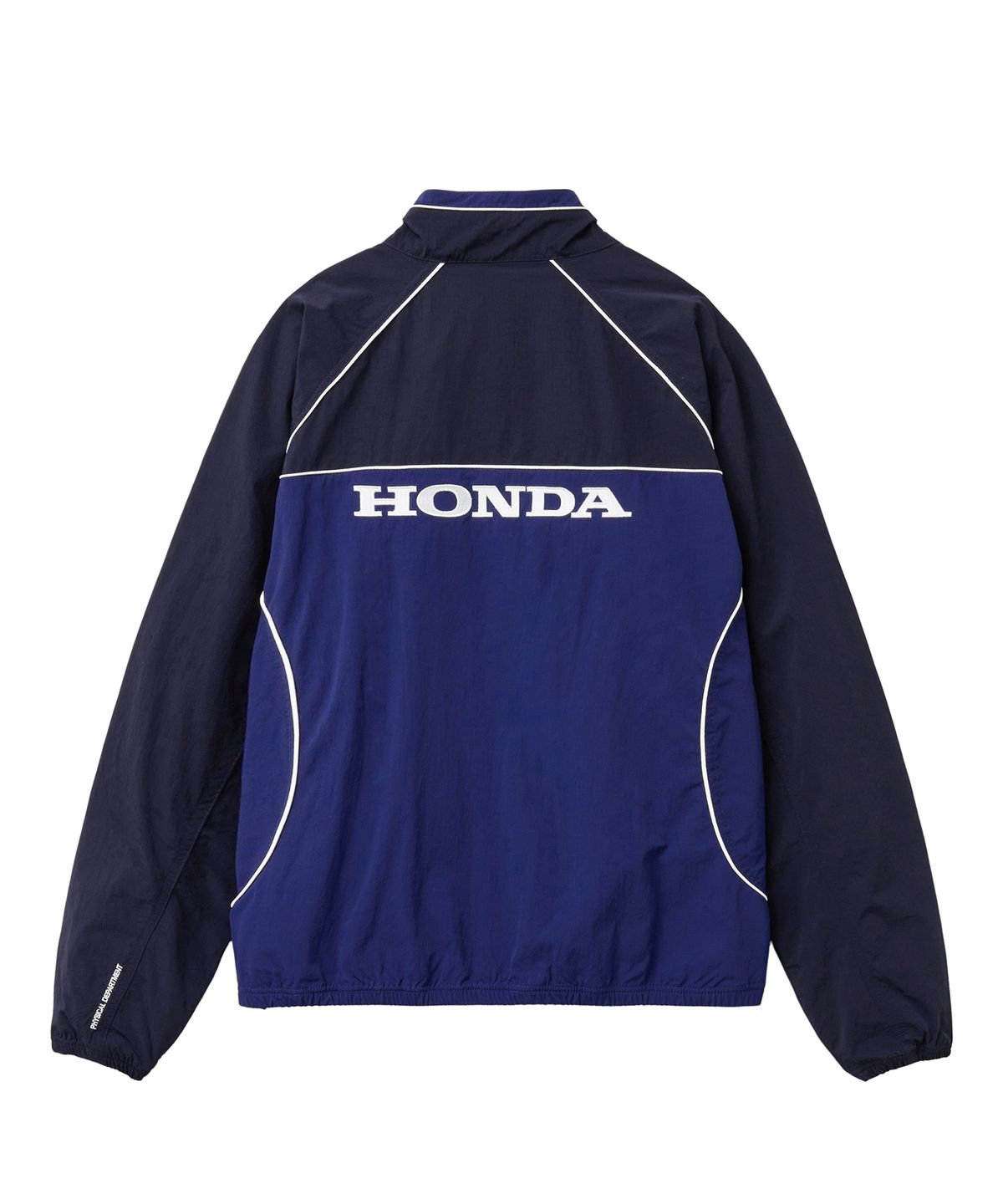 핍스 모터사이클(PHYPS MOTORCYCLE) Nylon Vintage Color Block Track Jacket Blue