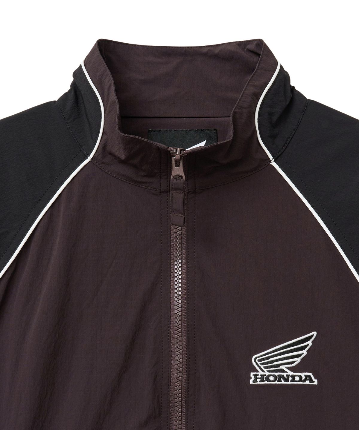 핍스 모터사이클(PHYPS MOTORCYCLE) Nylon Vintage Color Block Track Jacket Red