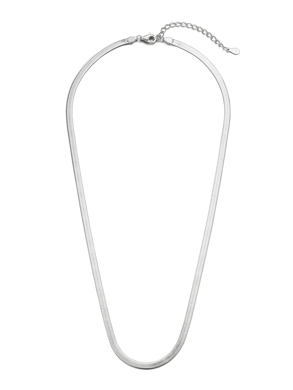 이너프(ENUFF) (silver 925) Snake line necklace_M