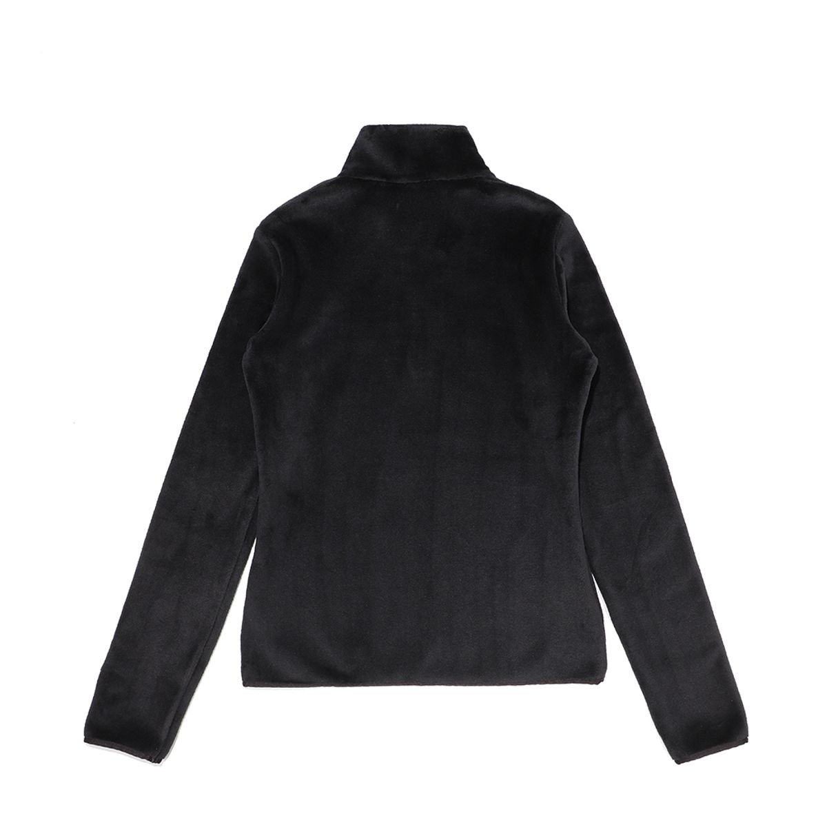 말본 골프(MALBON GOLF) Fluffy 하프 집업 티셔츠 BLACK (WOMAN)
