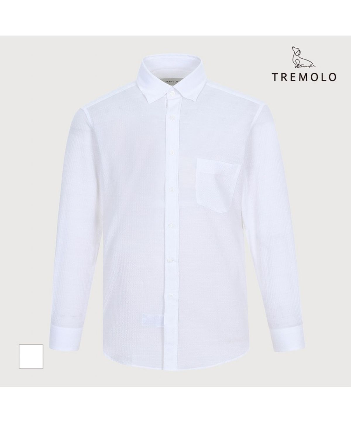 트레몰로(TREMOLO) 솔리드라이크 D셔츠_TGBTL5S1141