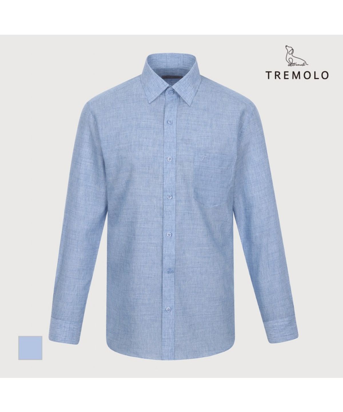 트레몰로(TREMOLO) 솔리드라이크 D셔츠_TGBTL4S1401