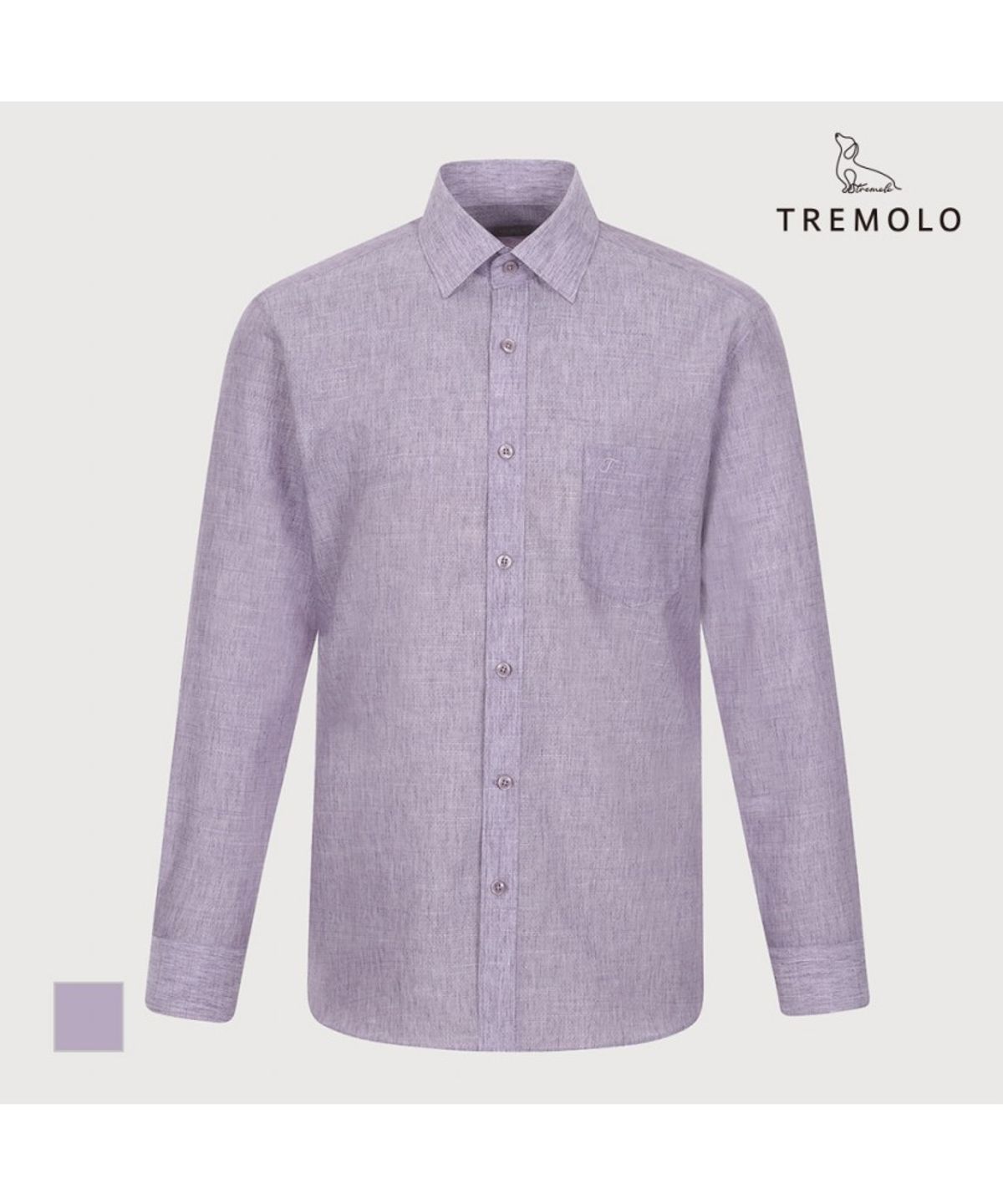 트레몰로(TREMOLO) 솔리드라이크 D셔츠_TGBTL4S1411