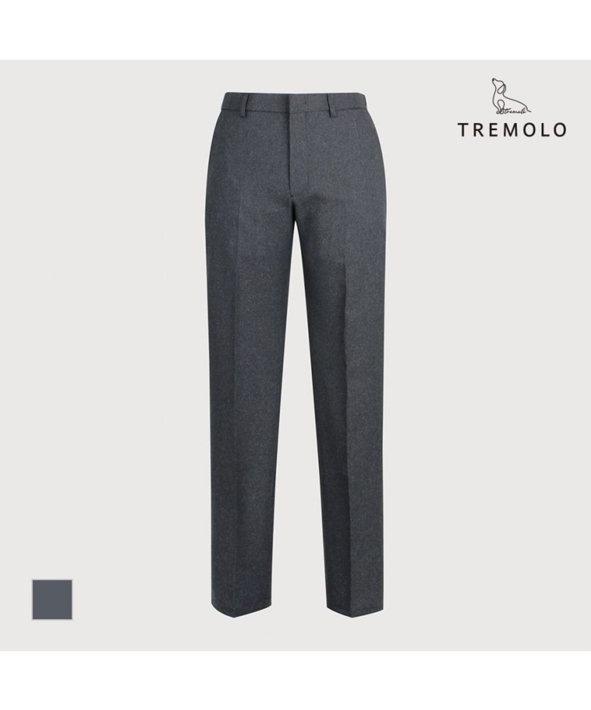 트레몰로(TREMOLO) 밴딩 슬림핏 캐주얼바지_TRNDL3YC541