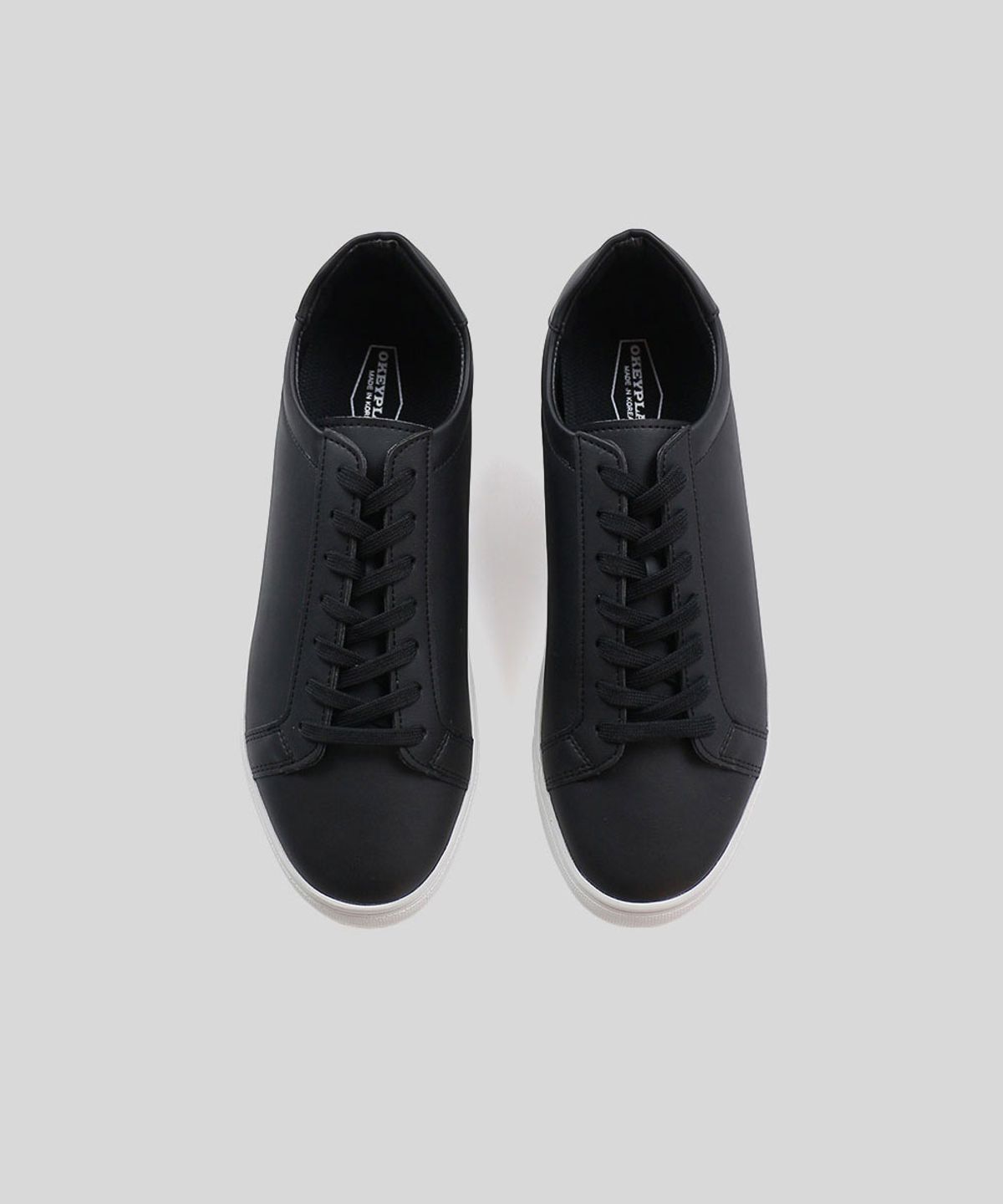 오키플레이스(OKEYPLACE) 5.5cm 히든굽 베이직 스니커즈 블랙 (OKPL-55SN102)
