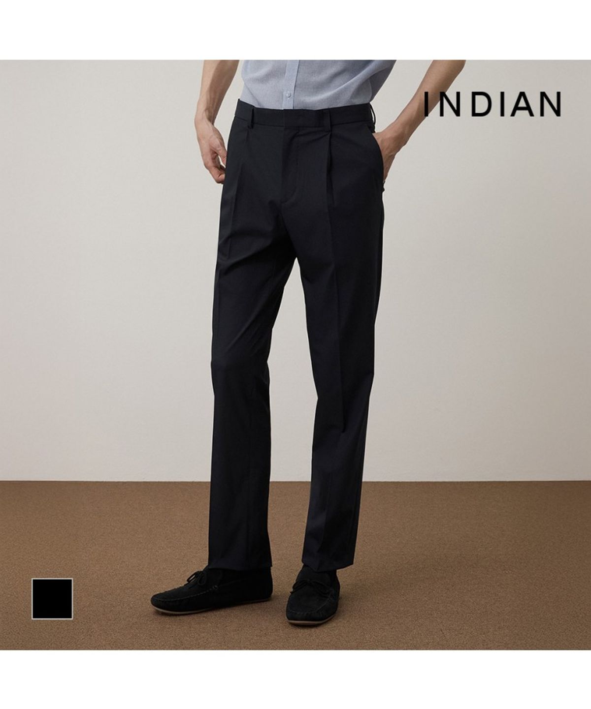 인디안(INDIAN) 아스킨 원턱 팬츠_MIEDL6M2311