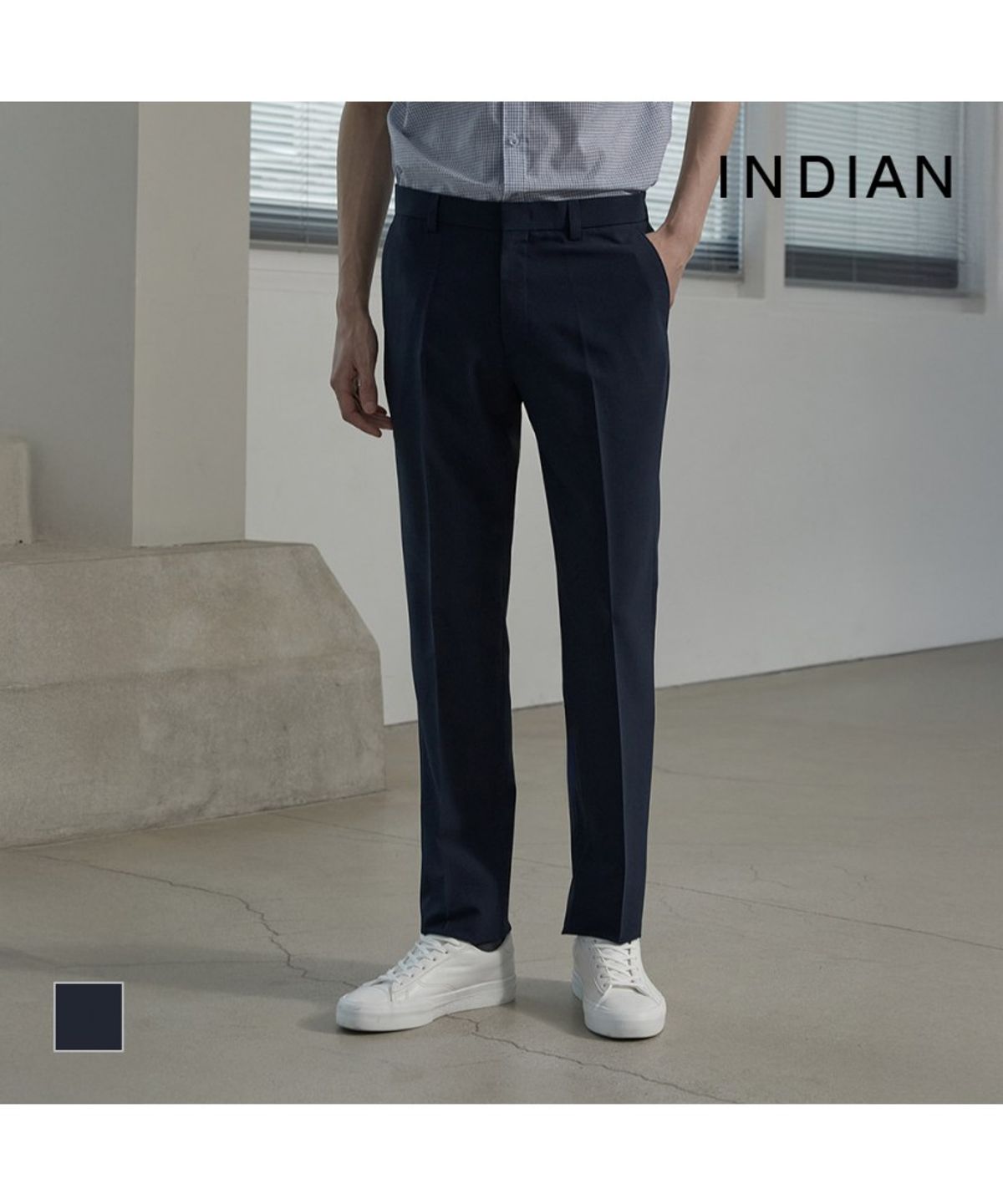 인디안(INDIAN) 폴리써커 팬츠_MIEDL6M2431