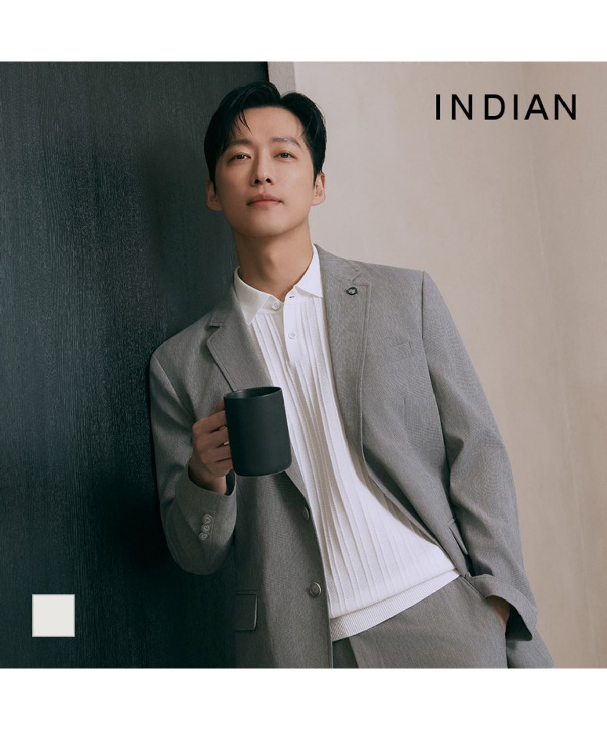 인디안(INDIAN) 다대 조직 폴로 니트_MIUBS6M2376