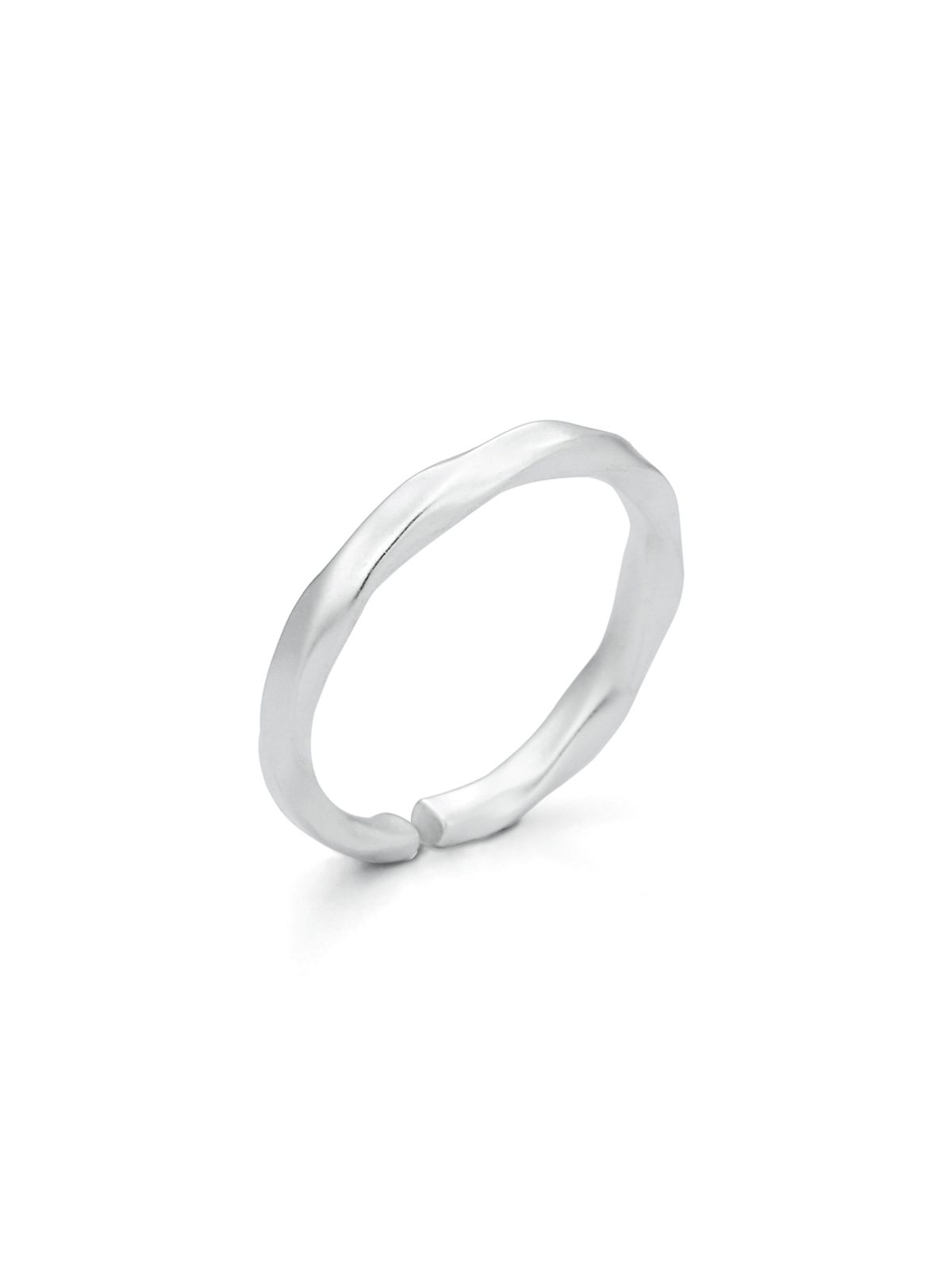 이너프(ENUFF) (silver 925) Twisted matt slim ring