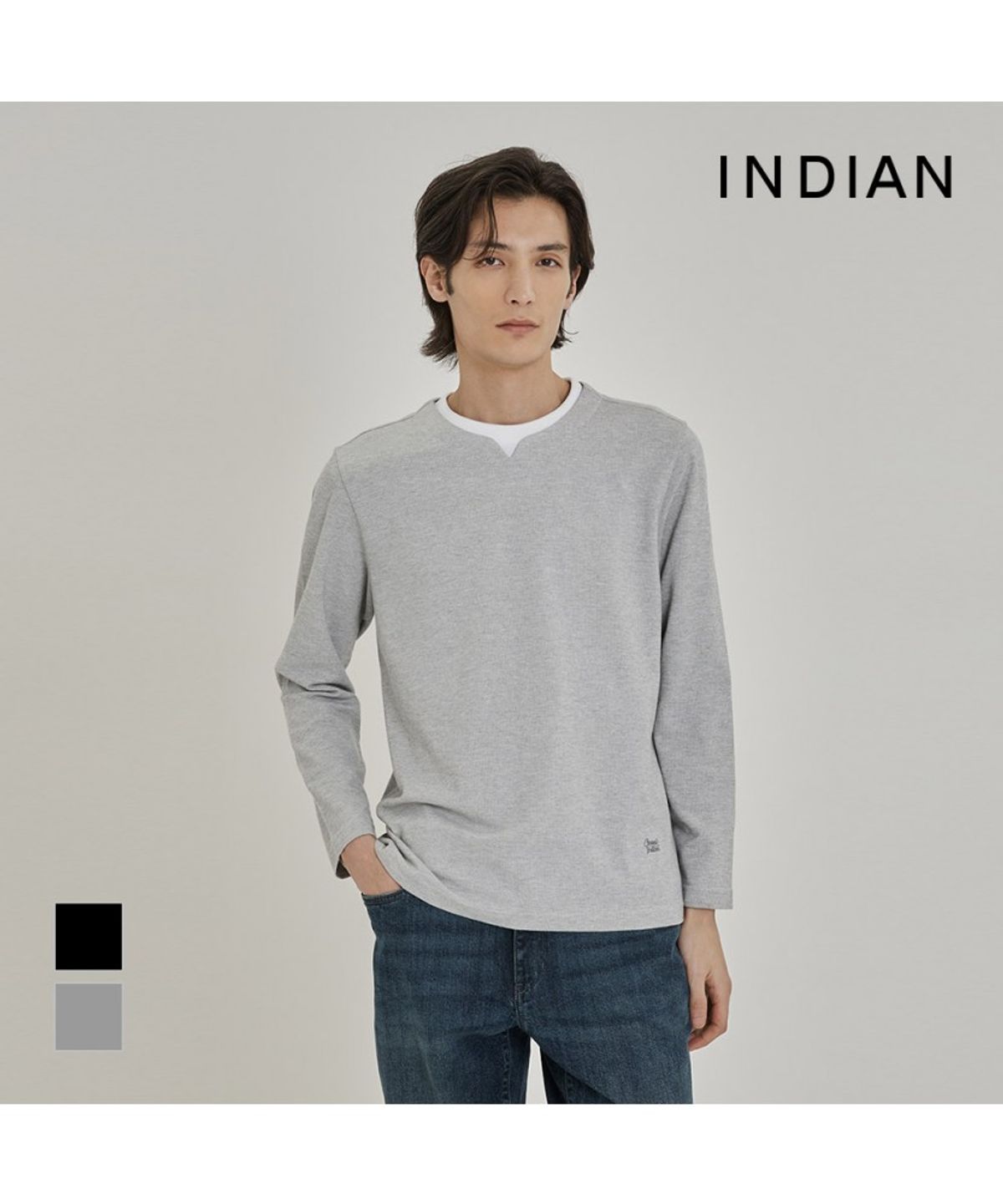 인디안(INDIAN) 레이어드 라운드_MIUAL6S1171
