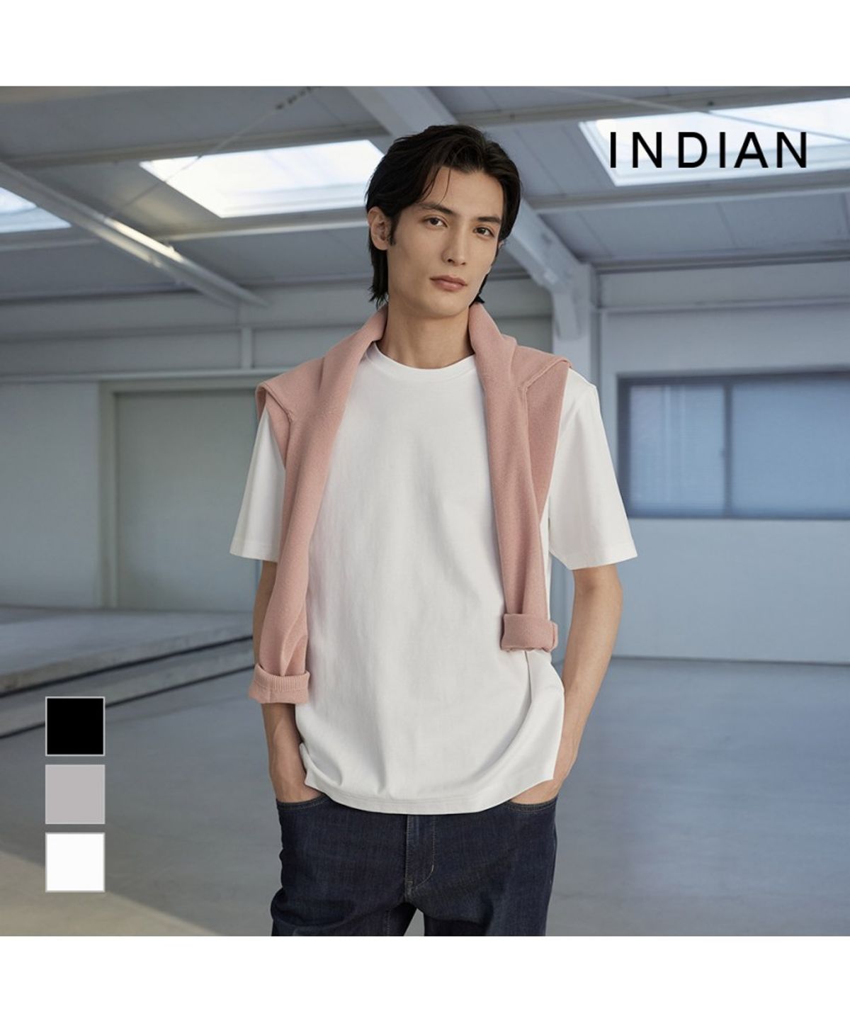인디안(INDIAN) 실켓 라운드 솔리드_MIVAS6M2281