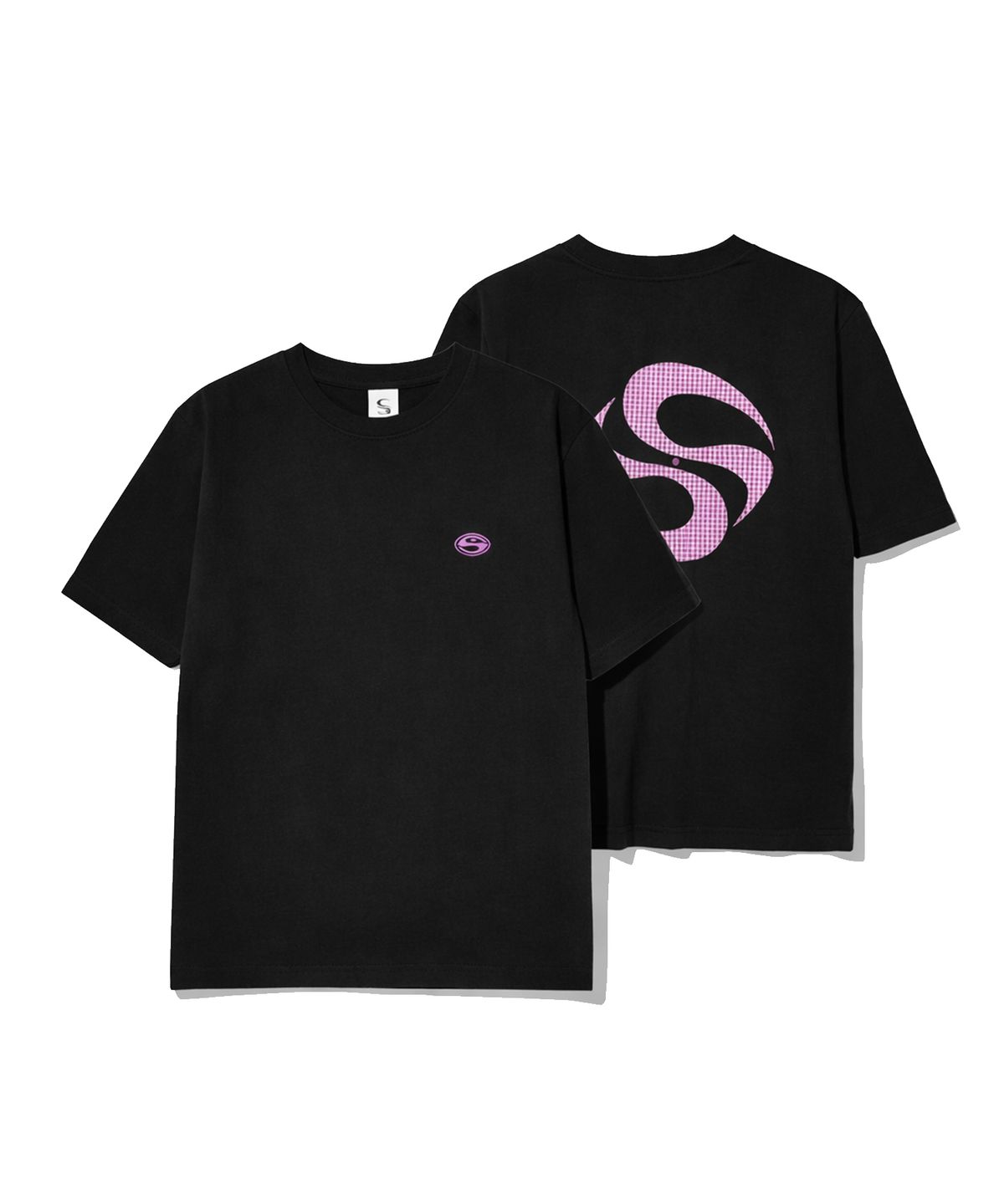 소라노(SORANO) SORANO Gingham Patch T-shirt [2color]