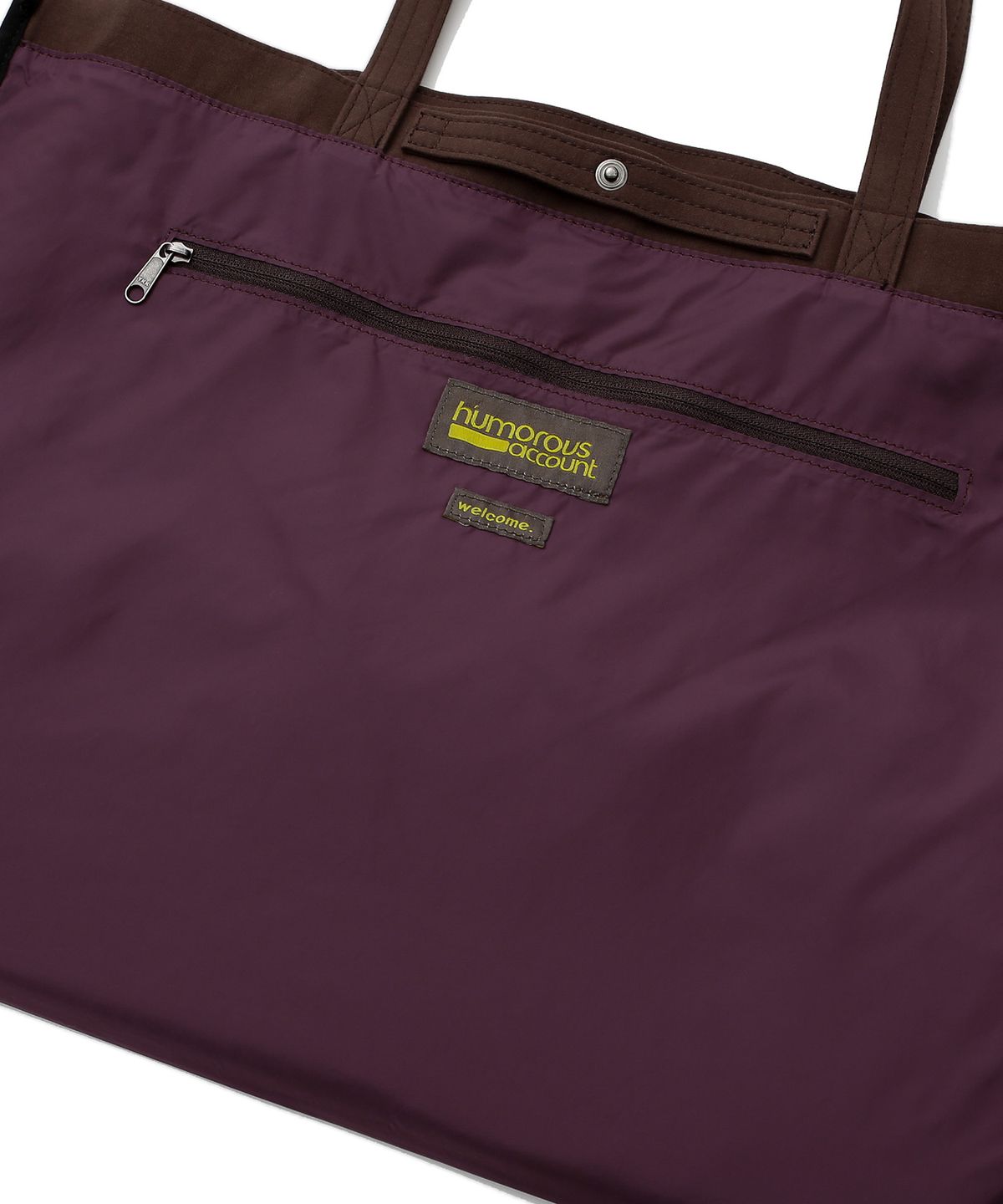 휴머러스 어카운트(HUMOROUS ACCOUNT) IWI TOTE BAG / BROWN