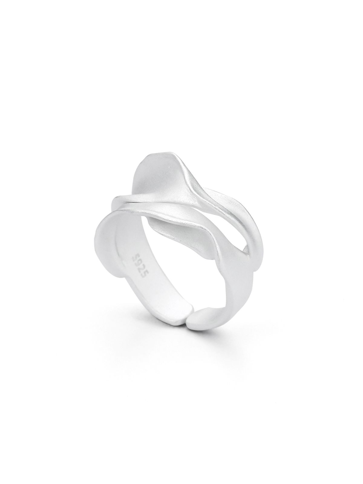 이너프(ENUFF) (silver 925) Petal textured ring
