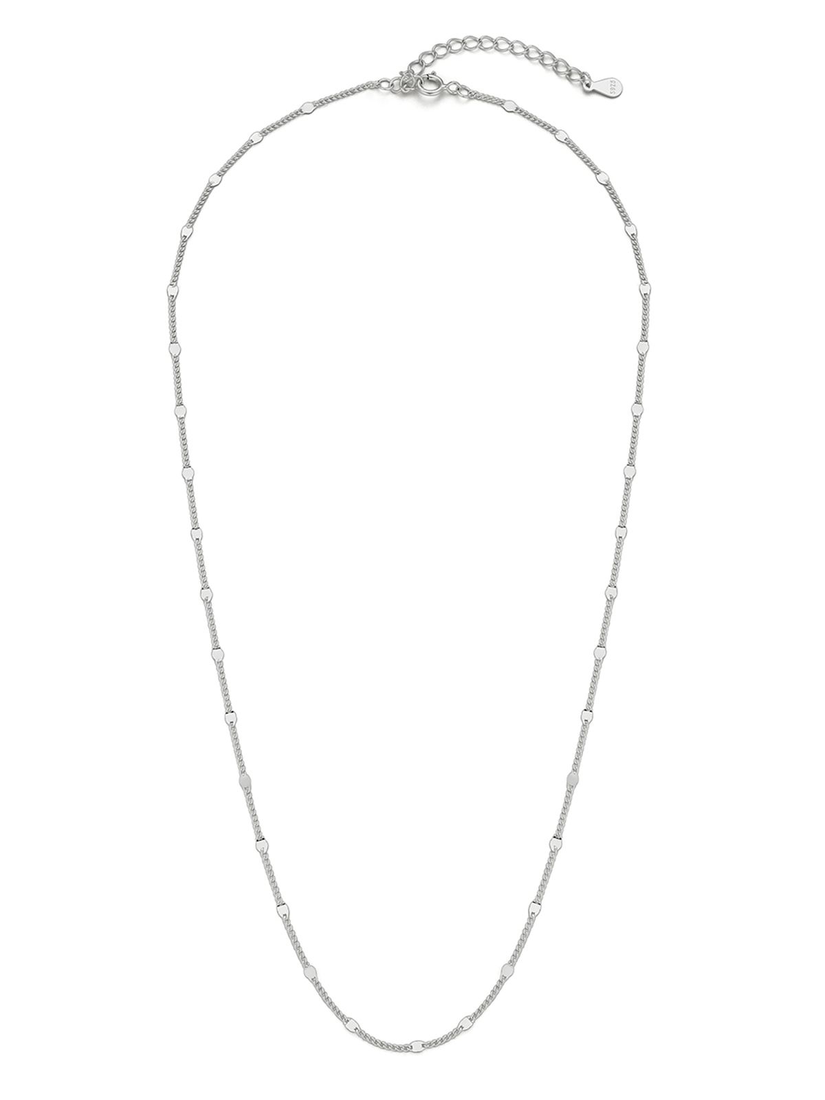 이너프(ENUFF) (silver 925) Sparkle simple necklace