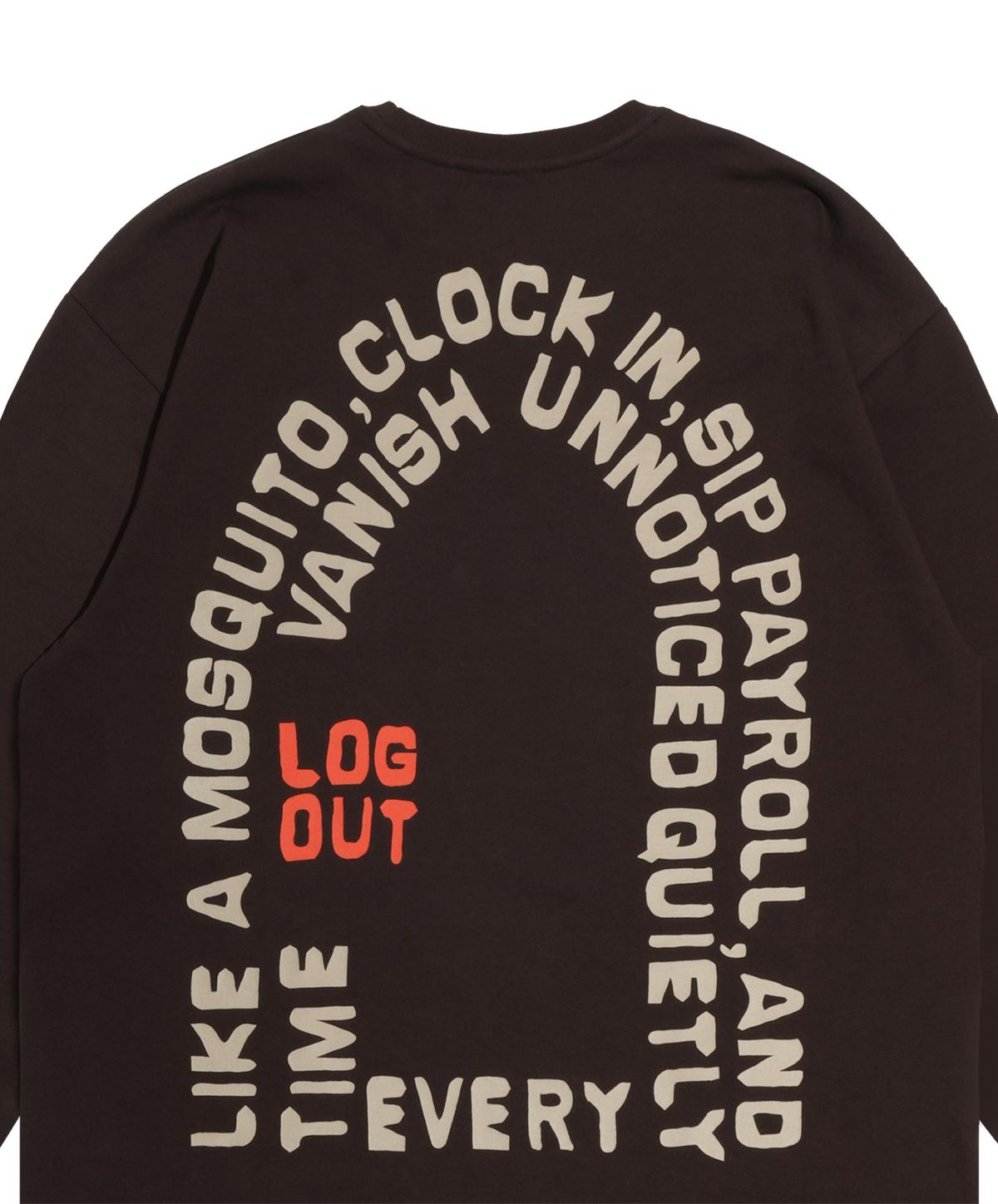 퍼츠(POTS) SALARY THIEF LONG SLEEVE [BROWN]