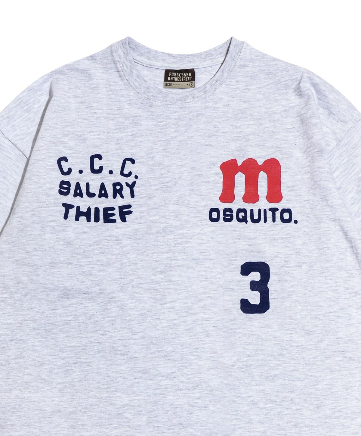 퍼츠(POTS) SALARY THIEF LONG SLEEVE [WHITE MELANGE]