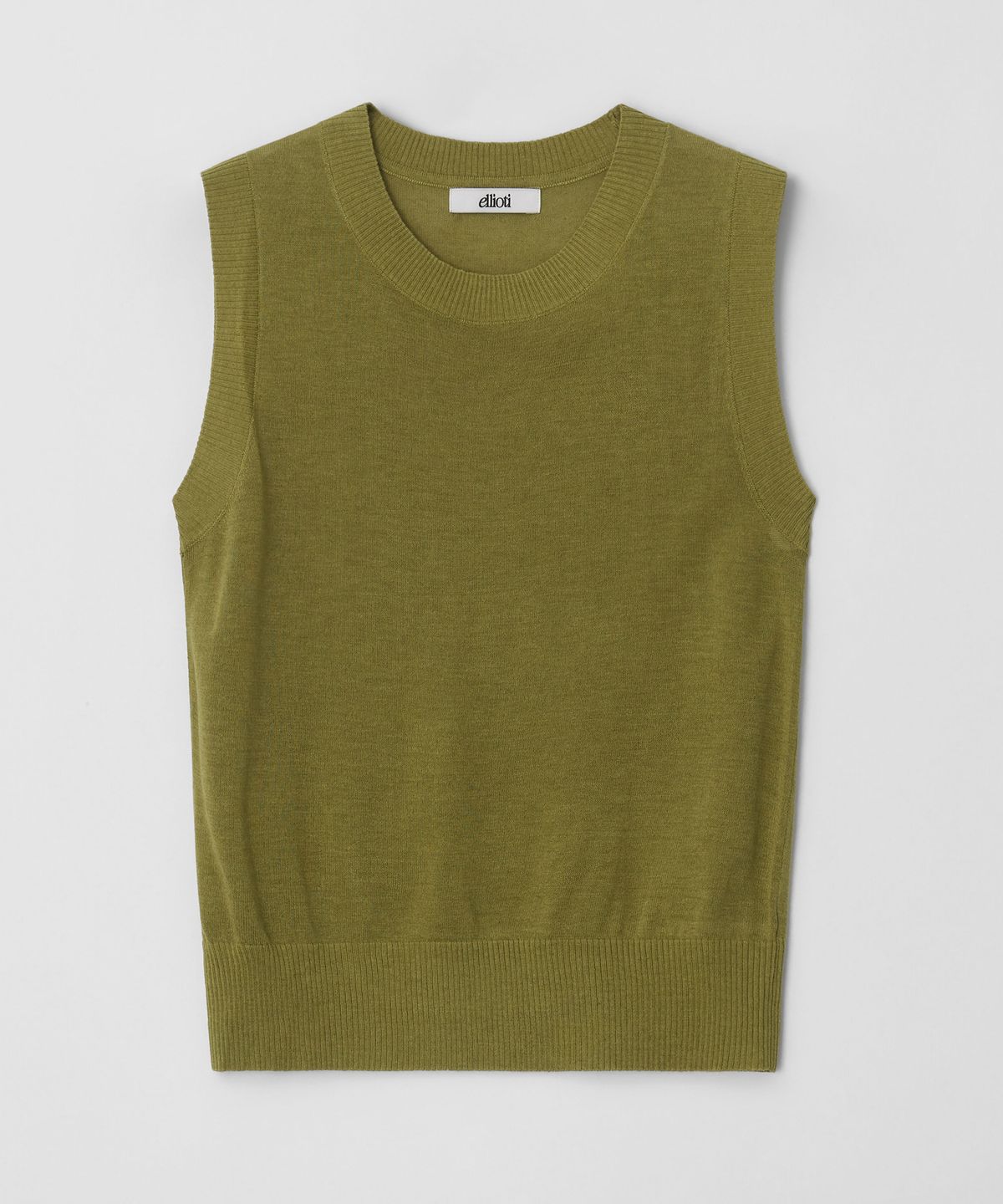 엘리오티(ELLIOTI) Arven Sleeveless Knit Top_4Color