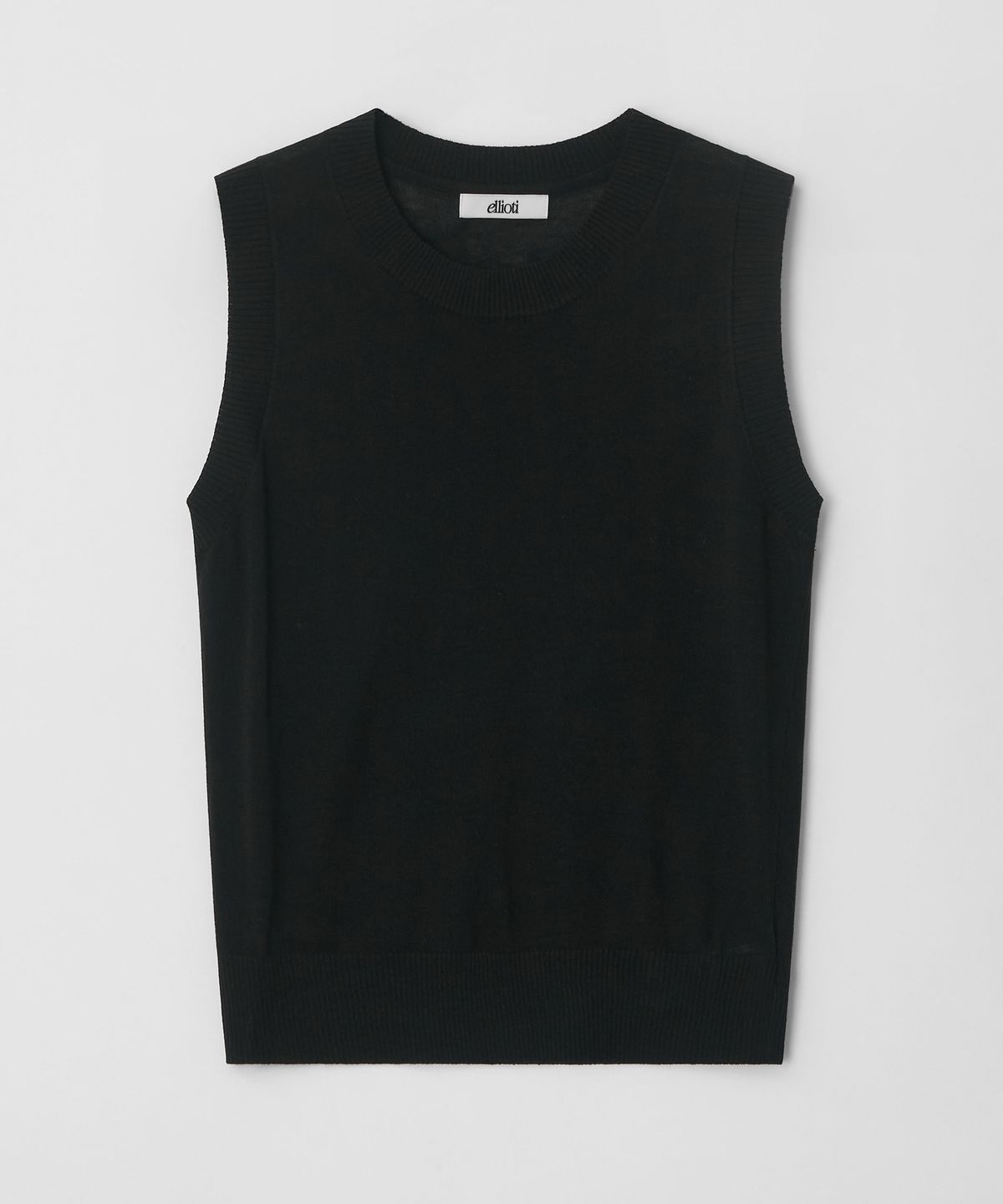 엘리오티(ELLIOTI) Arven Sleeveless Knit Top_4Color