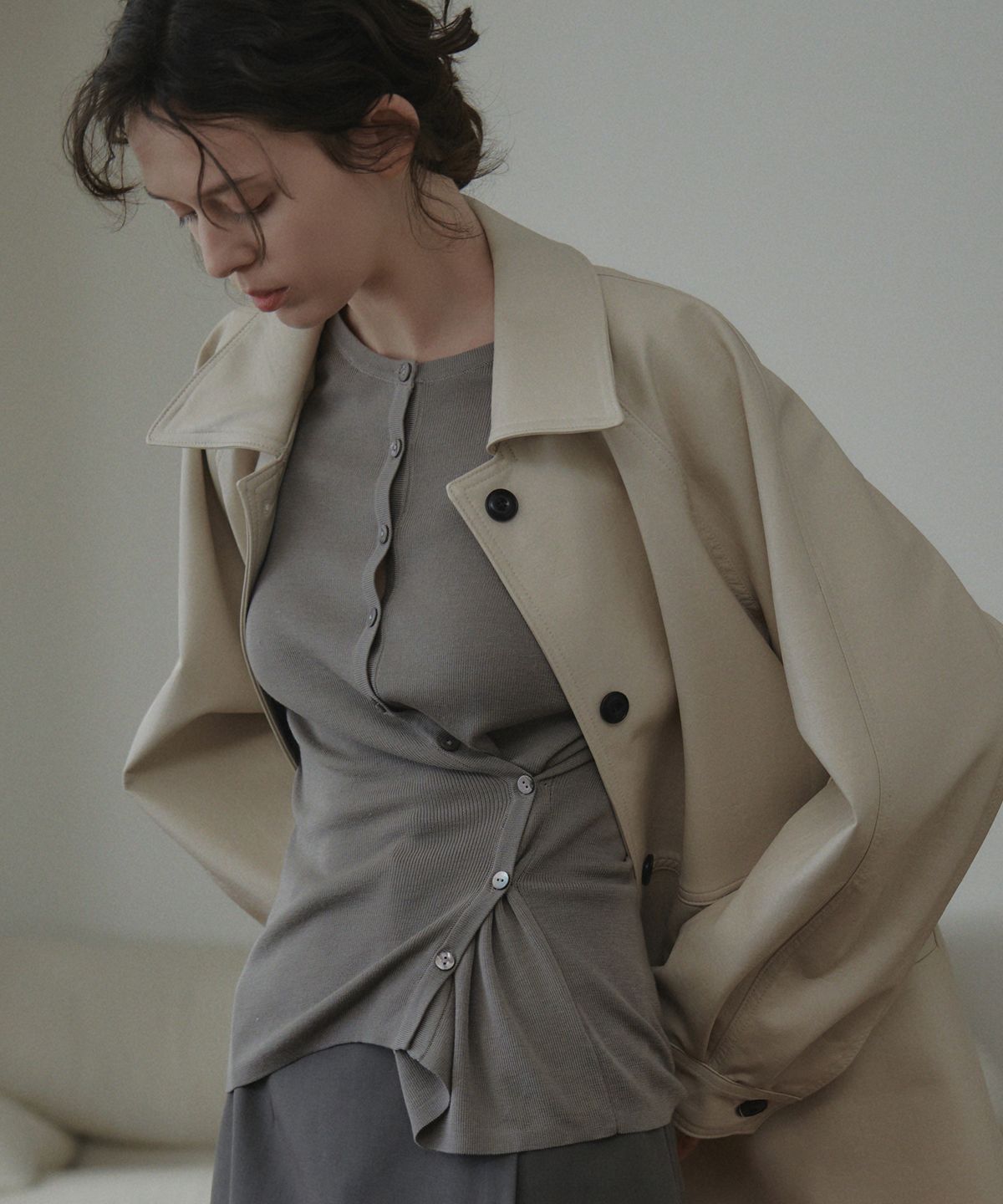 엘리오티(ELLIOTI) Mori Twist Cardigan_3Color