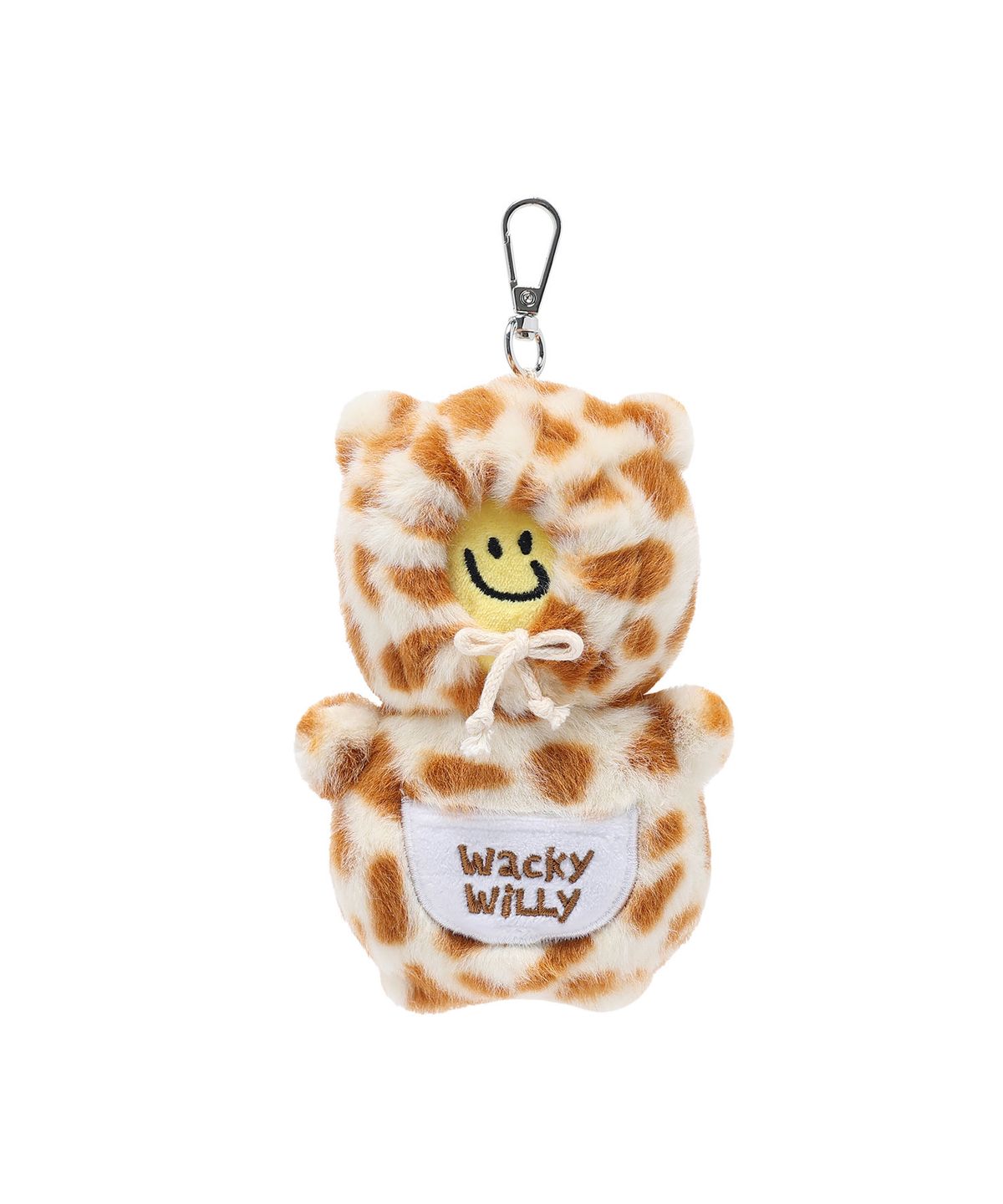와키윌리(WACKY WILLY) 후드 키키 키링 브라운