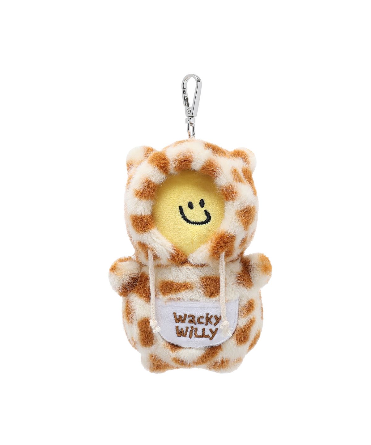 와키윌리(WACKY WILLY) 후드 키키 키링 브라운
