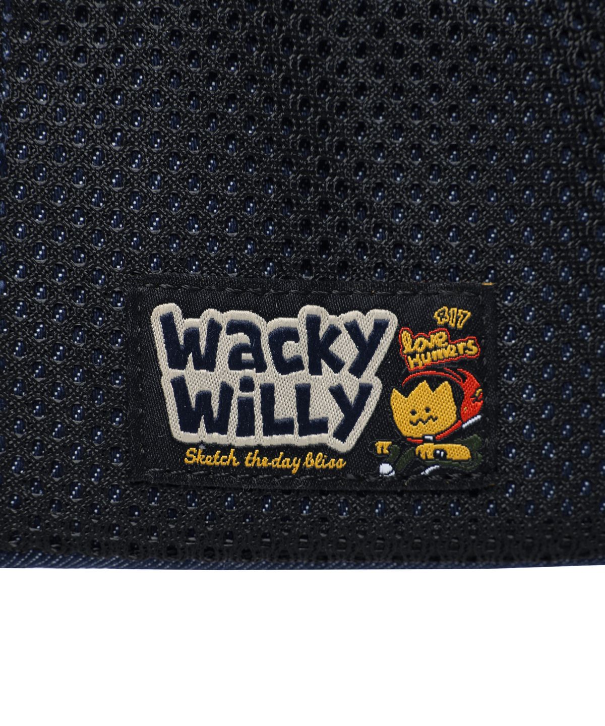 와키윌리(WACKY WILLY) 데일리 포켓 월렛 인디고