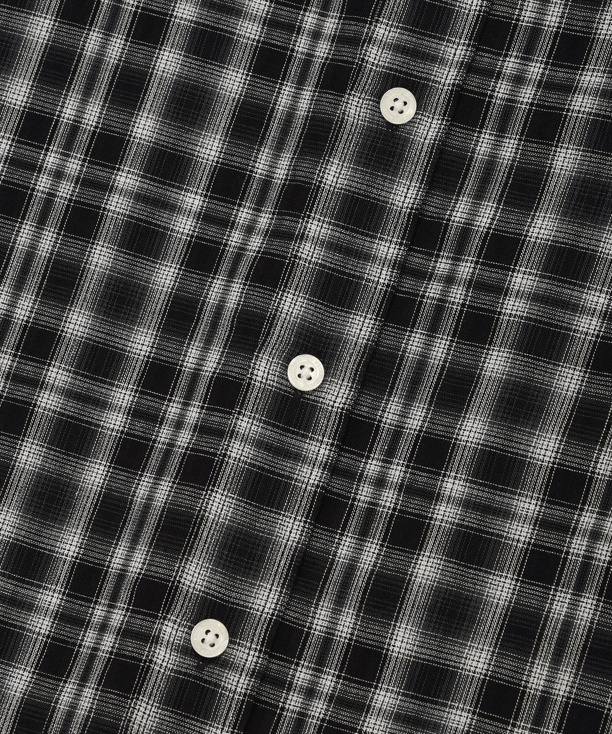 와키윌리(WACKY WILLY) 베이직 체크 긴팔셔츠 블랙