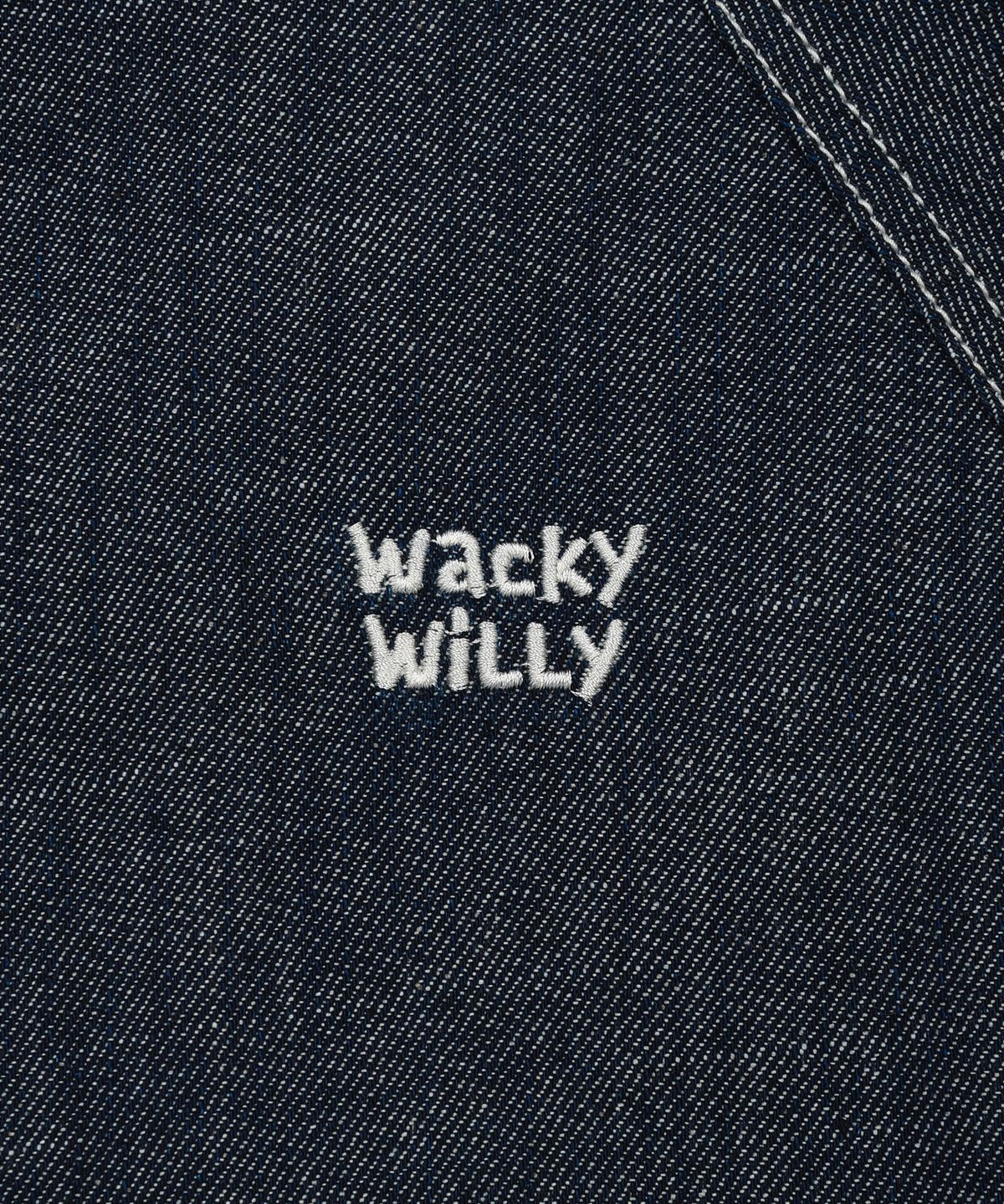 와키윌리(WACKY WILLY) 데님 풀집업 점퍼 인디고