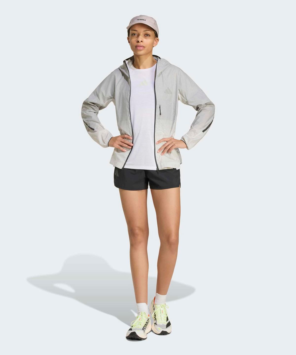 아디다스(ADIDAS) 테렉스 엑스페리어 클리마365 라이트 윈드위브 재킷 - 화이트:블랙 / JY4093