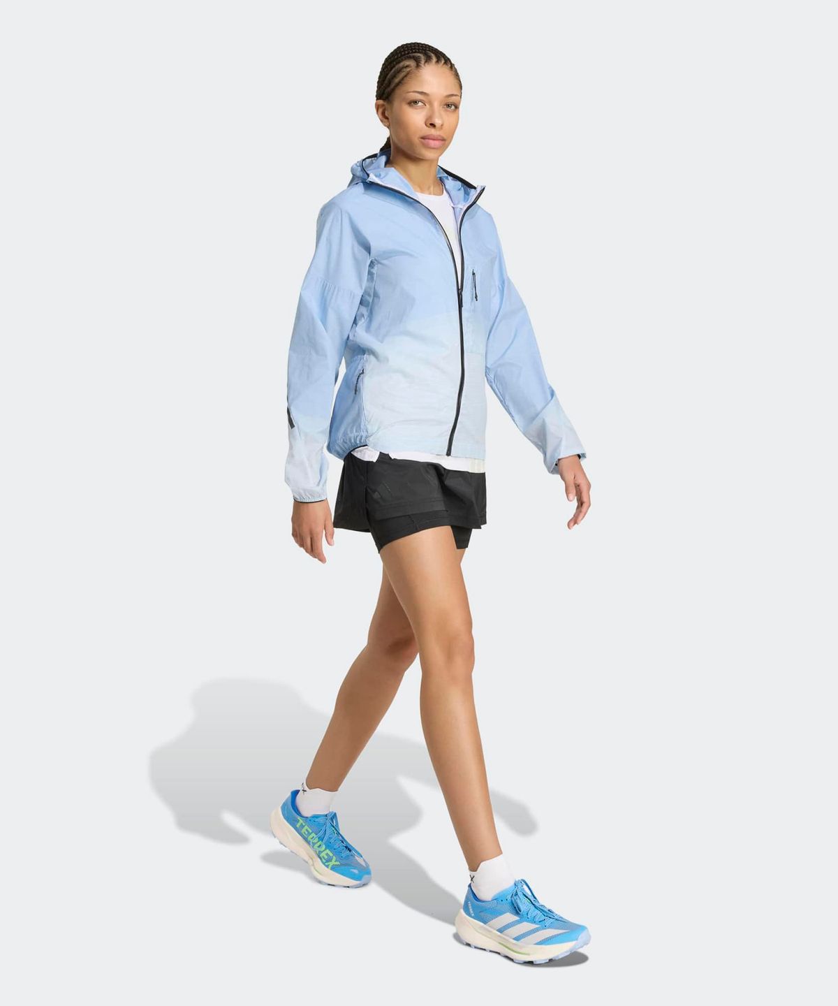 아디다스(ADIDAS) 테렉스 엑스페리어 클라이마365 라이트 윈드위브 재킷 - 블루:크리스탈스카이 / KA2370