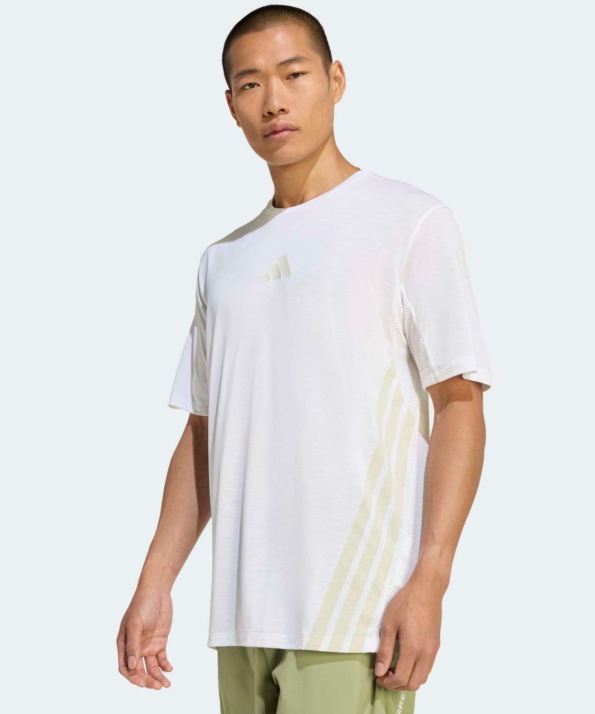 아디다스(ADIDAS) 테렉스 엑스페리어 클라이마쿨+ 티셔츠 - 화이트 / KD4848