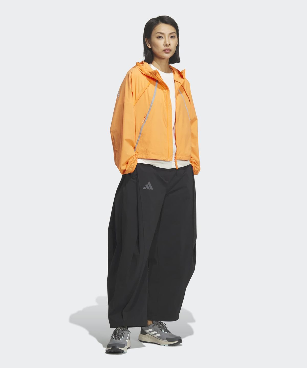 아디다스(ADIDAS) 테렉스 엑스플로릭 윈드브레이커 재킷 - 퓨어오렌지 / KD4375