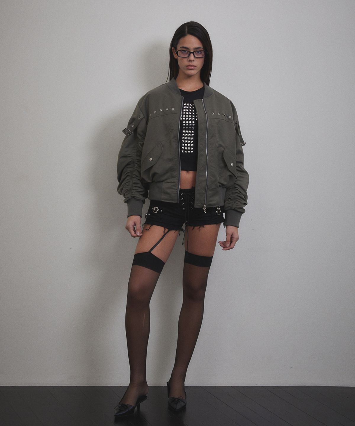 분트(VOONT) Eyelet Strap MA-1 Jacket (KHAKI)