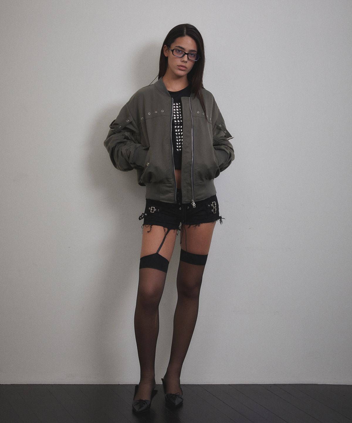 분트(VOONT) Eyelet Strap MA-1 Jacket (KHAKI)