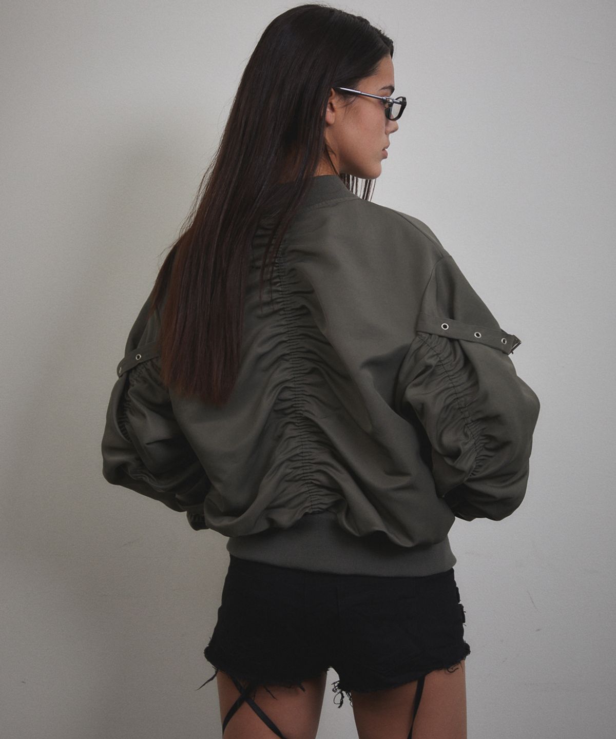 분트(VOONT) Eyelet Strap MA-1 Jacket (KHAKI)