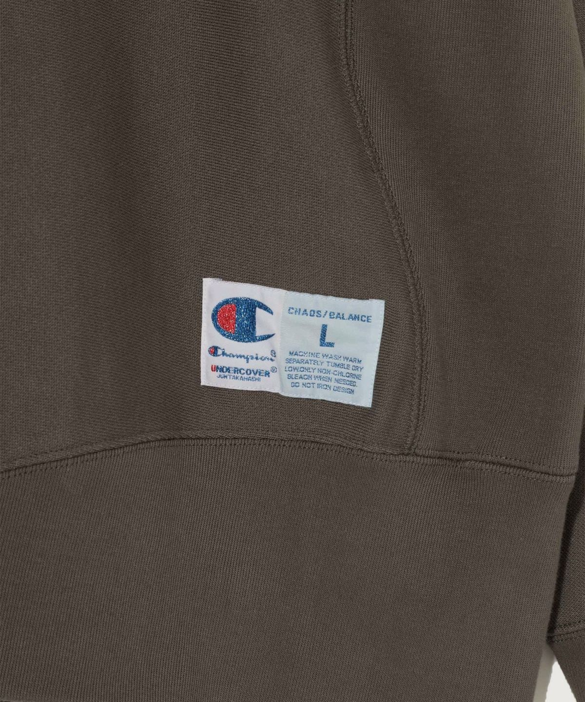 챔피온(CHAMPION) 챔피온 X 언더커버 리버스위브 크루넥 스웨트셔츠 Olive Drab