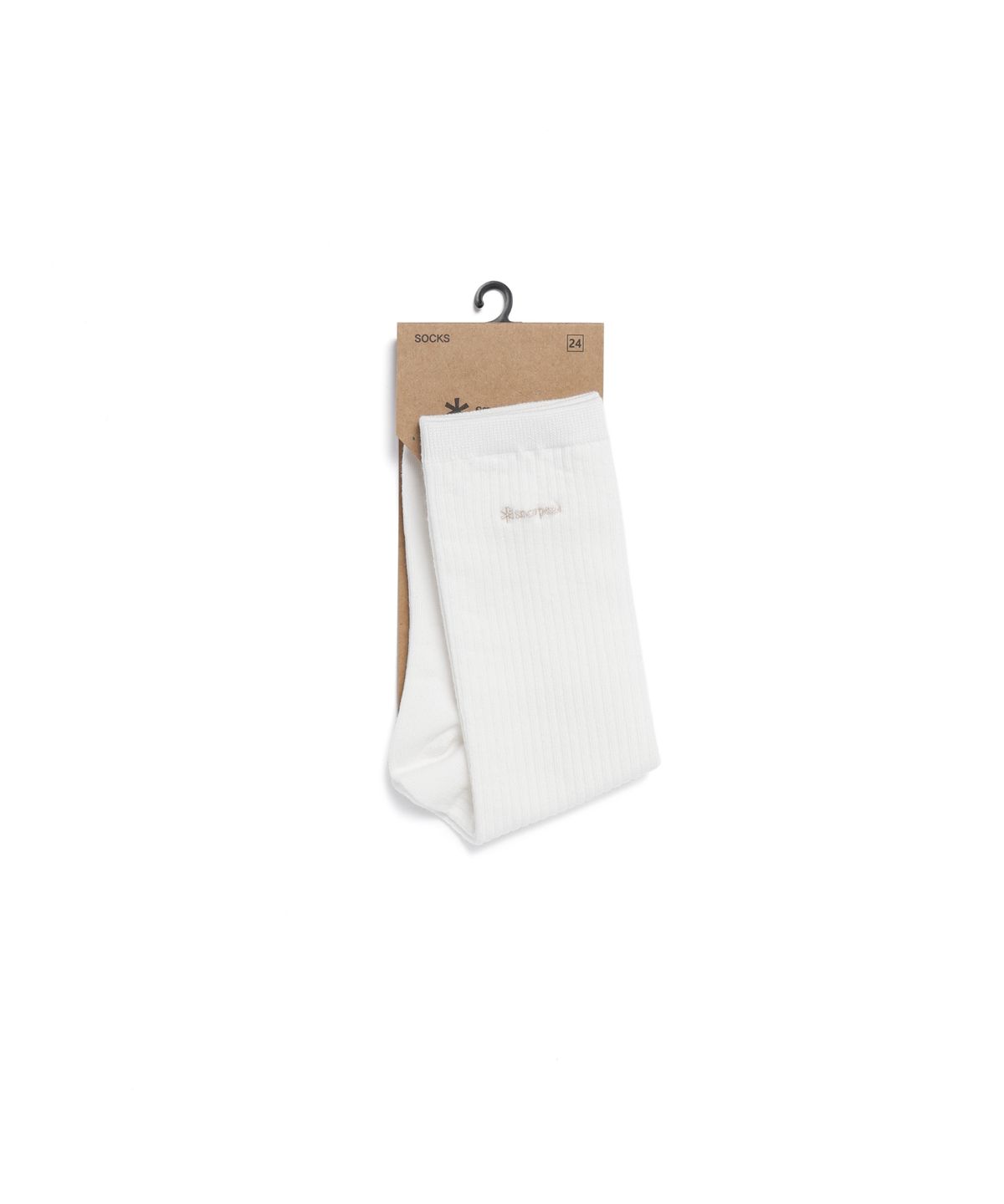 스노우피크 어패럴(SNOWPEAK APPAREL) 여성 로제 장목 삭스 (S26ZWFSO87) Off White