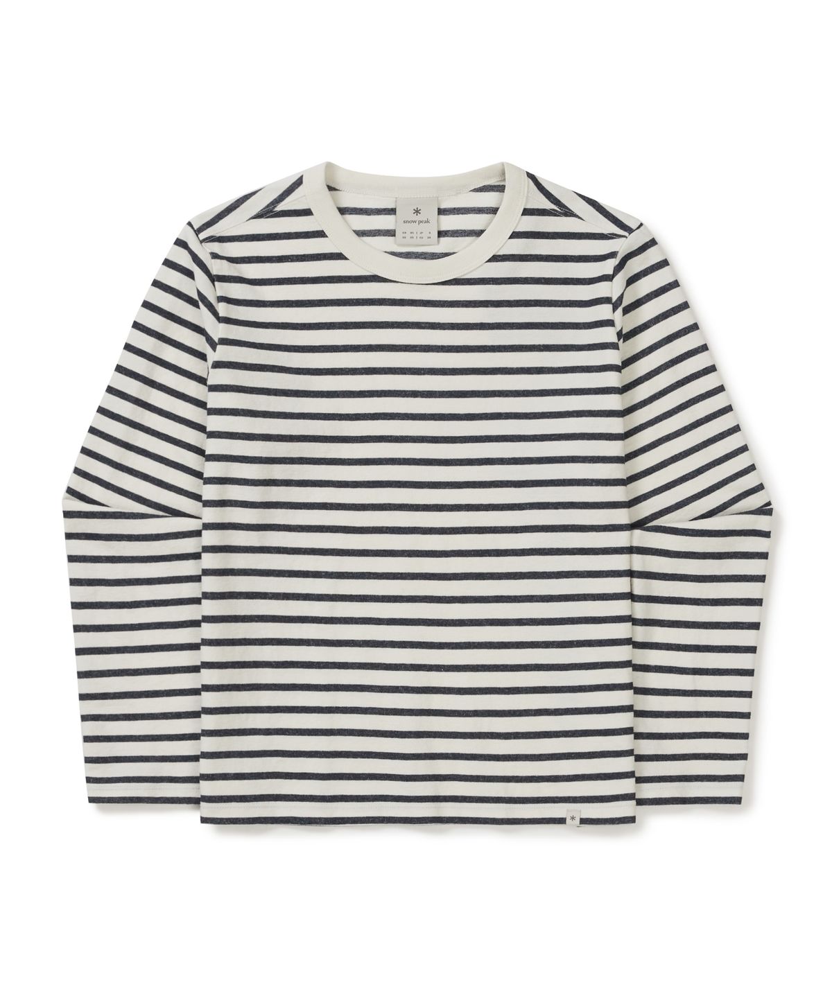 스노우피크 어패럴(SNOWPEAK APPAREL) 소로나 여성 스트라이프 긴팔 티셔츠 (S26SWFTL69) Navy