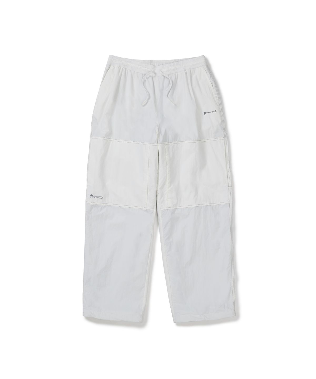스노우피크 어패럴(SNOWPEAK APPAREL) 경량 타슬란 윈드스토퍼 팬츠 (S26SMPPT02) Off White