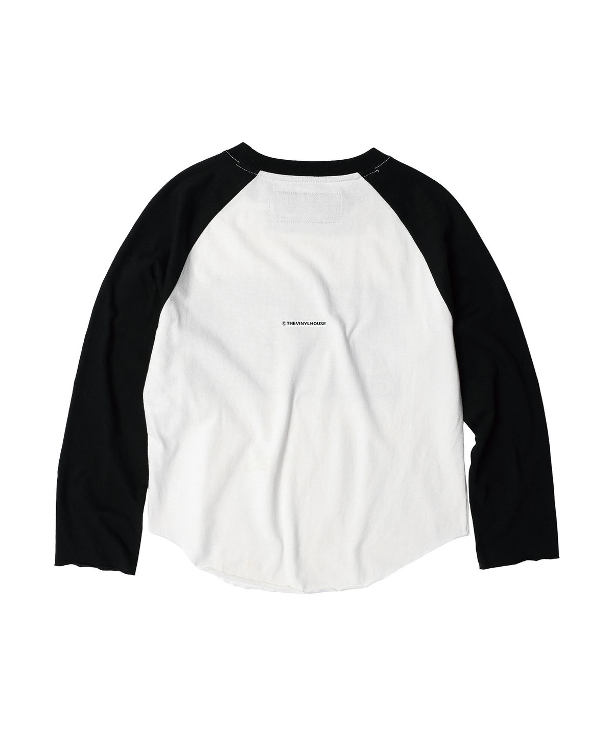 더바이닐하우스(THEVINYLHOUSE) COWBOY PICTOGRAM RAGLAN LS TEE WHITE