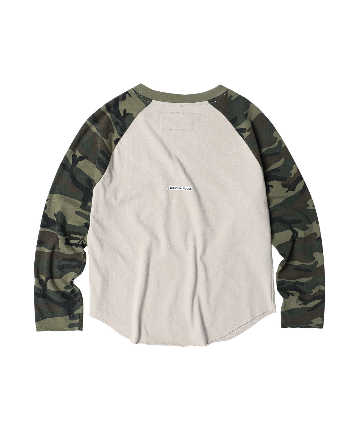 더바이닐하우스(THEVINYLHOUSE) COWBOY PICTOGRAM RAGLAN LS TEE CAMO
