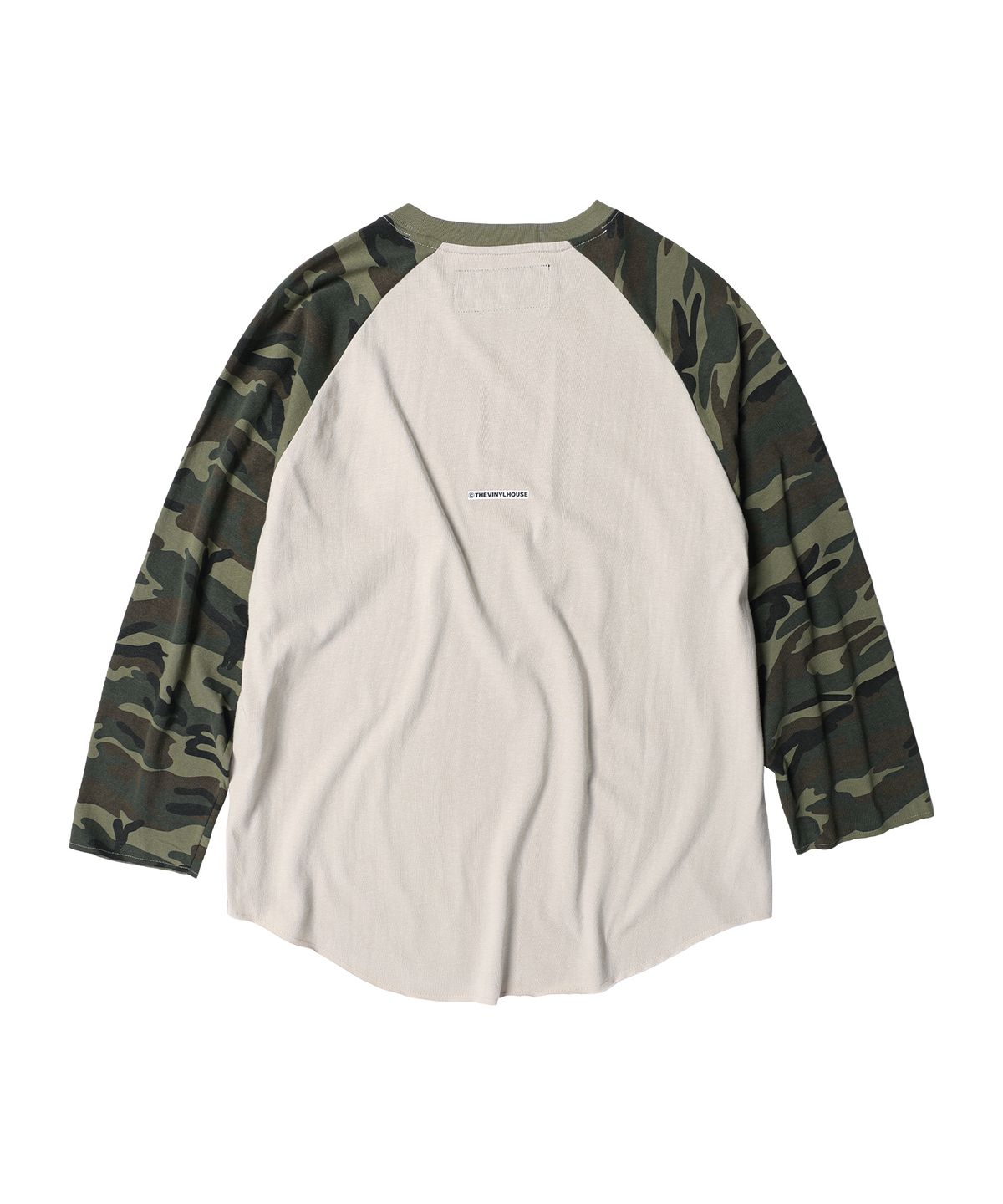 더바이닐하우스(THEVINYLHOUSE) COWBOY PICTOGRAM RAGLAN LS TEE CAMO