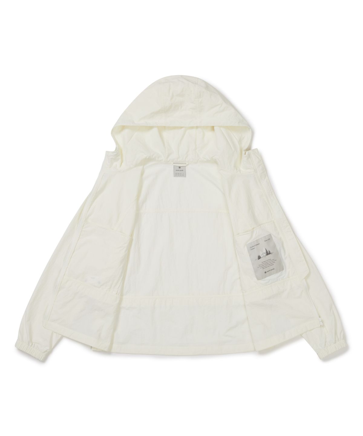 스노우피크 어패럴(SNOWPEAK APPAREL) 타슬란 여성 바람막이 (S26MWLWB51) Off White