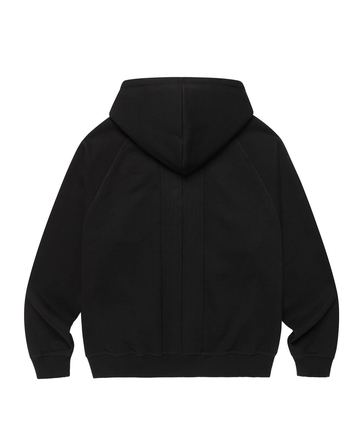더바이닐하우스(THEVINYLHOUSE) STITCH HOODIE ZIP-UP BLACK